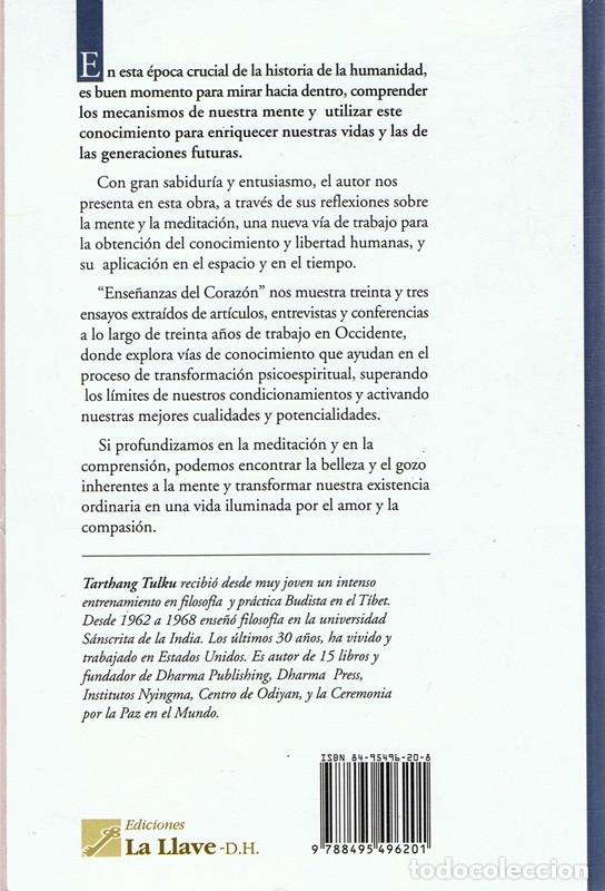 Libros de segunda mano: ENSE&Ntilde;ANZAS DEL CORAZ&Oacute;N TARTHANG TULKU - Foto 6