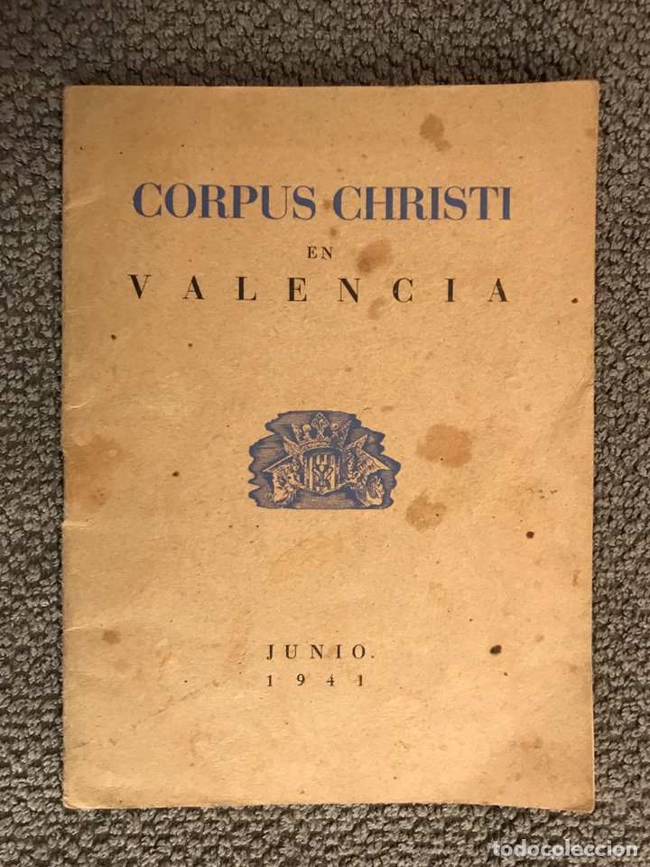 Libros de segunda mano: Valencia. CORPUS CHRISTI (Junio de 1941) - Foto 1