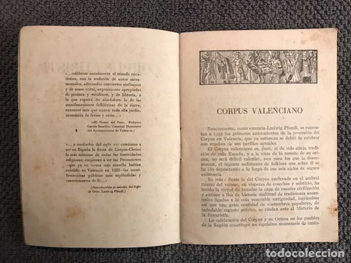 Libros de segunda mano: Valencia. CORPUS CHRISTI (Junio de 1941) - Foto 2