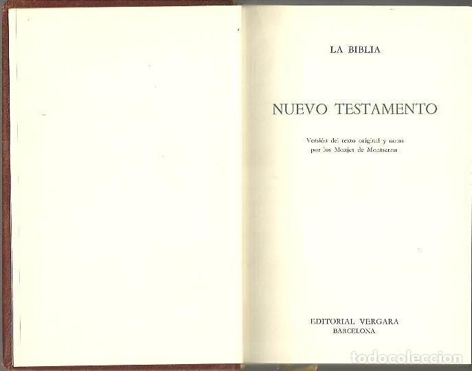 Libros de segunda mano: NUEVO TESTAMENTO. - AA.VV. - Foto 1