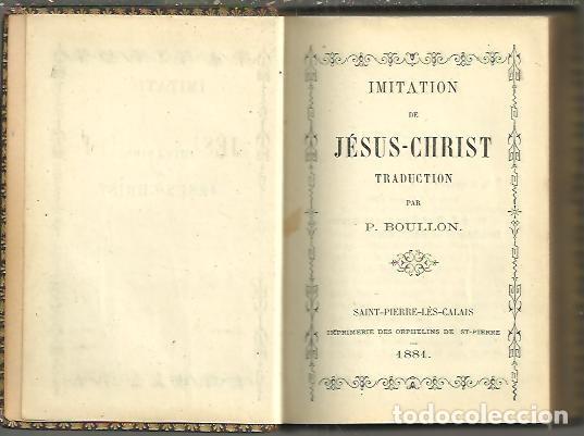 Libros de segunda mano: IMITATION DE JESUSCHRIST. - KEMPIS, Tom&aacute;s. - Foto 1