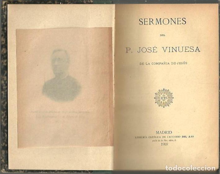Libros de segunda mano: SERMONES. - VINUESA, Jos&eacute;. - Foto 1