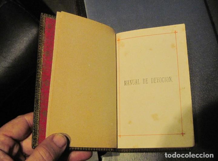 Libros de segunda mano: MANUAL DE DEVOCION COMPA&Ntilde;IA DE MARIA. EDIC.1890 - Foto 6