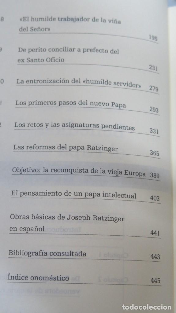 Libros de segunda mano: BENEDICTO XVI. EL PAPA ENIGMA. JOSE MANUEL VIDAL - Foto 3