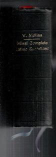 Libros de segunda mano: Misal Completo, Latino Castellano, V. Molina
