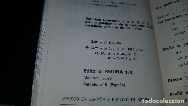 Libros de segunda mano: MISALITO REGINA (1973) - Foto 4