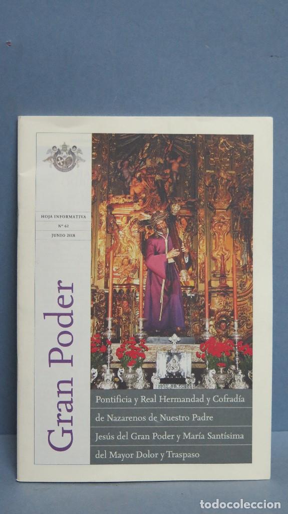 Libros de segunda mano: GRAN PODER. HOJA INFORMATIVA. N&ordm; 62 - Foto 1