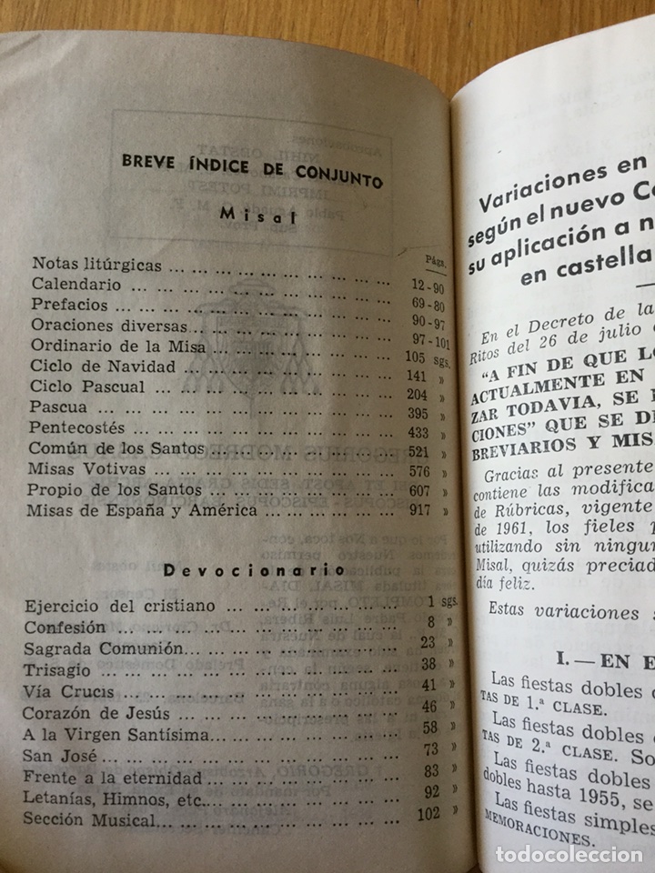 Libros de segunda mano: Misal Diario Devocionario - Foto 7