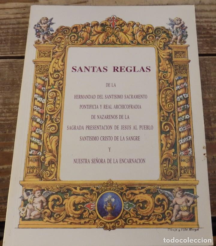 Libros de segunda mano: SEMANA SANTA DE SEVILLA,1993, REGLAS DE LA HERMANDAD DE SAN BENITO