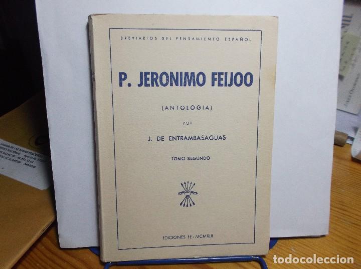 Libros de segunda mano: P. JERONIMO FEIJOO - 1942. - Foto 1