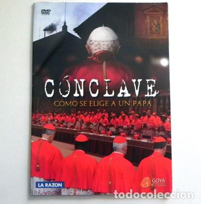 Libros de segunda mano: DVD C&Oacute;NCLAVE DOCUMENTAL C&Oacute;MO SE ELIGE A UN PAPA -NO ES LIBRO -RELIGI&Oacute;N CRISTIANA EL VATICANO IGLESIA
