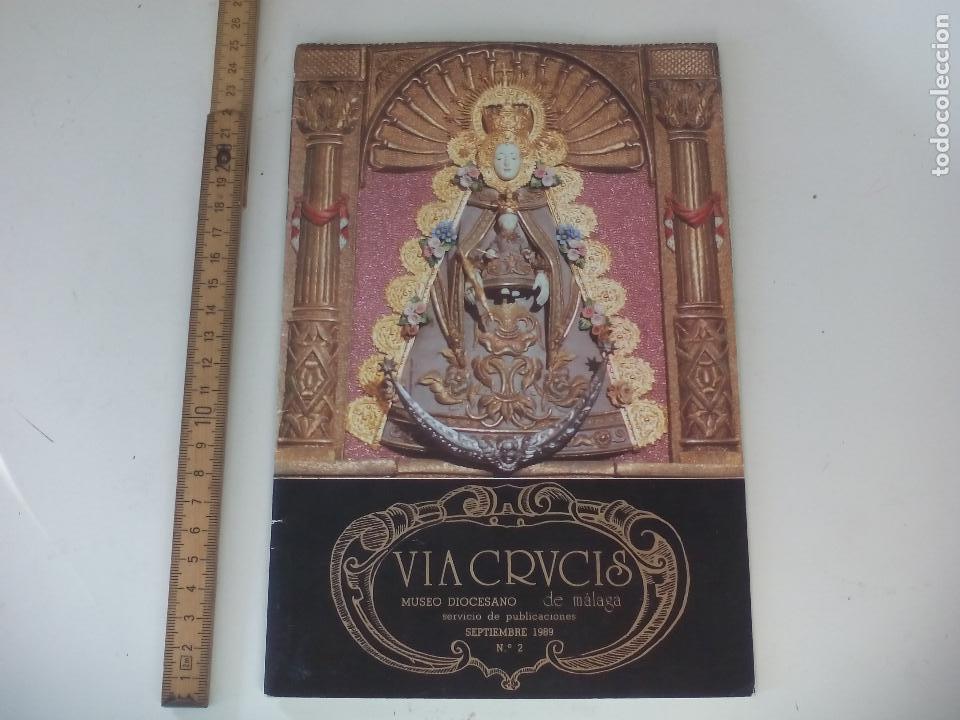 Libros de segunda mano: VIA CRUCIS CRVCIS, MUSEO DIOCESANO 1989 SEMANA SANTA MALAGA