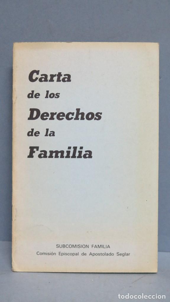 Livres d'occasion: CARTA DE LOS DERECHOS DE LA FAMILIA