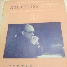 Libros de segunda mano: ARTÍCULOS (1)... CARTAS A LOS NO CREYENTES. VENANCIO MARCOS. 1950.. Lote 120626607