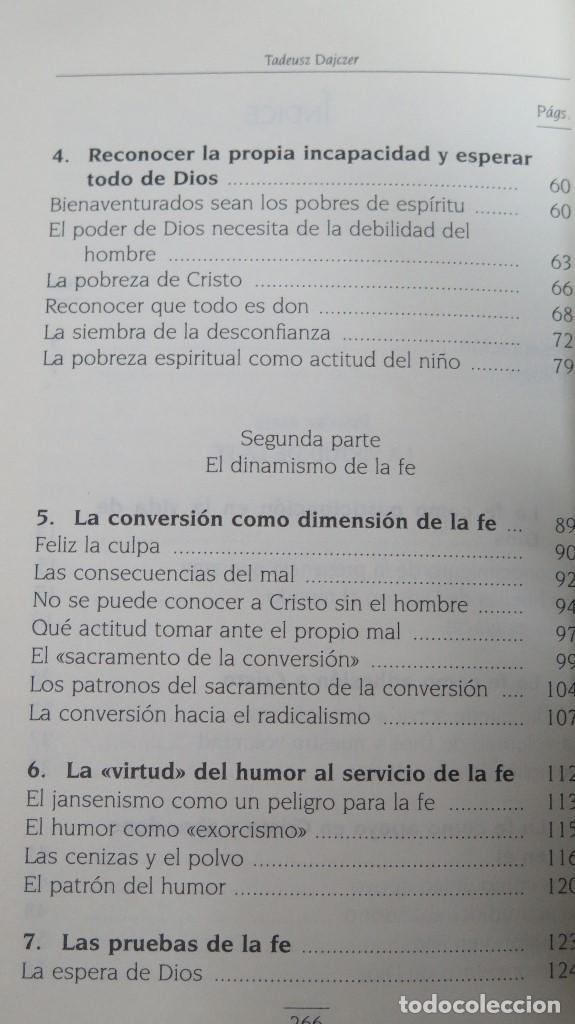 Libros de segunda mano: MEDITACIONES SOBRE LA FE. TADEUSZ DAJCZER - Foto 3