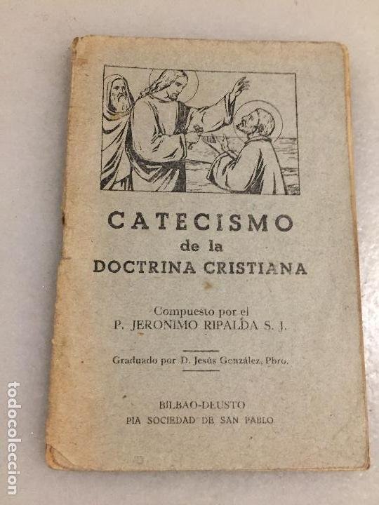 antiguo libro religioso catecismo de la doctrin - Acheter Livres de  religion d'occasion sur todocoleccion