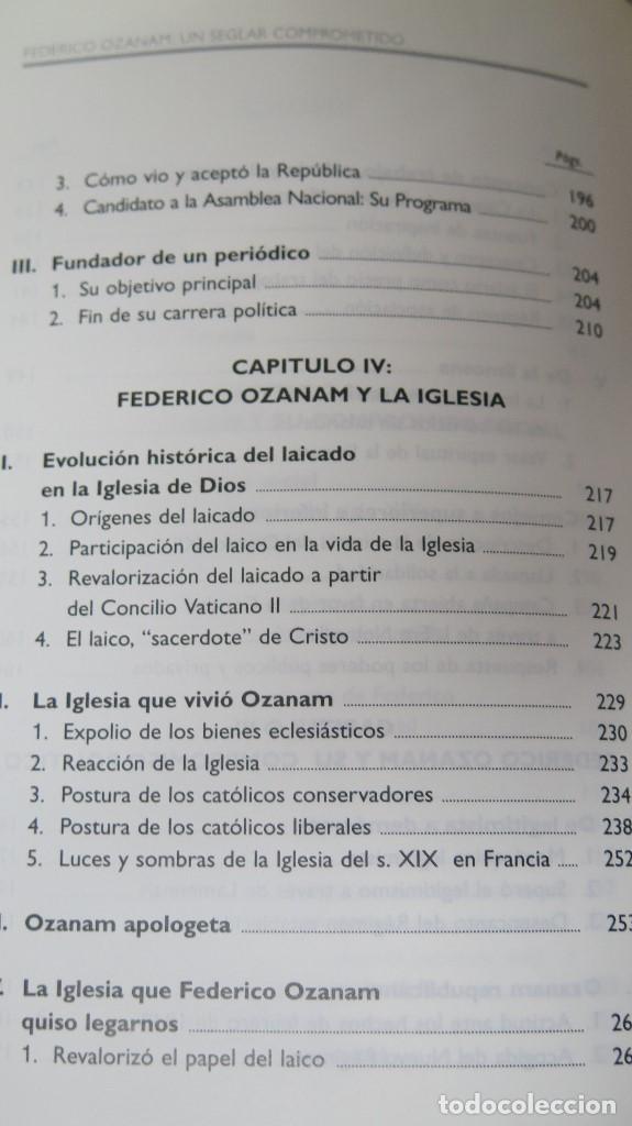 Libros de segunda mano: FEDERICO OZANAM. UN SEGLAR COMPROMETIDO - Foto 5