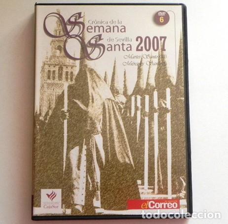 Libros de segunda mano: DVD CR&Oacute;NICA LA SEMANA SANTA DE SEVILLA MARTES MI&Eacute;RCOLES SANTO 2007 - EL CORREO RELIGI&Oacute;N SED BUEN FIN