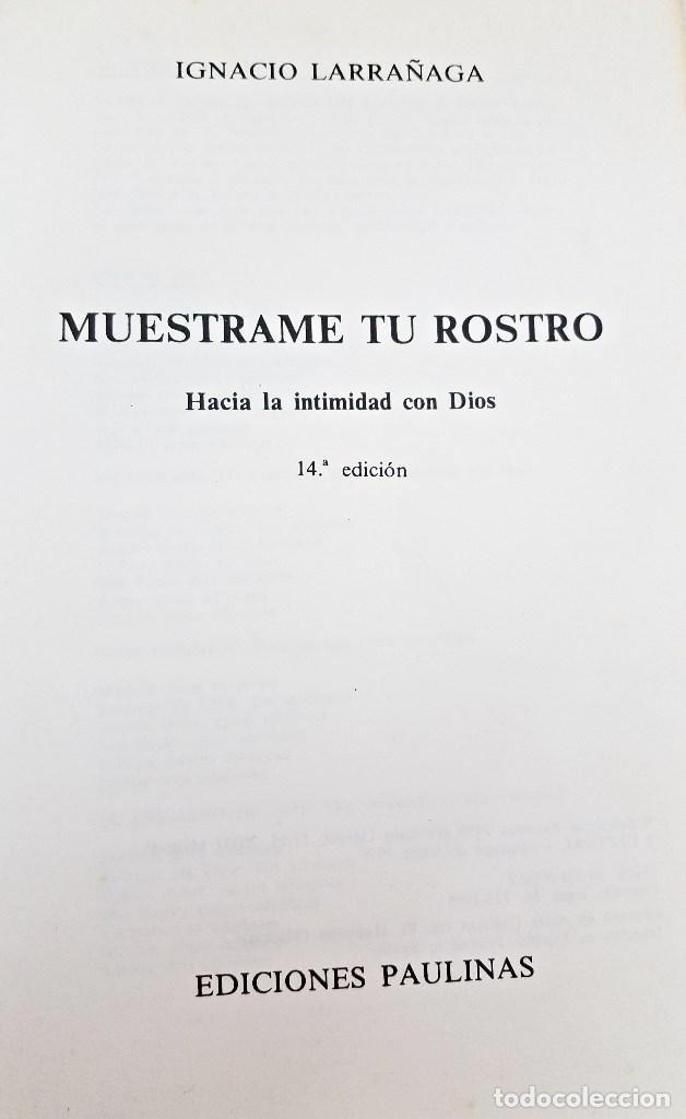 Libros de segunda mano: Libro Mu&eacute;strame tu rostro, hacia la intimidad con Dios - Foto 4