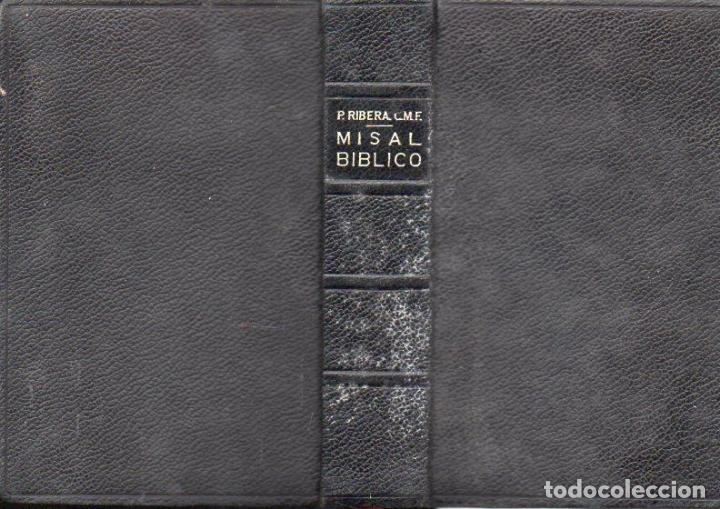 Libros de segunda mano: LUIS RIBERA : MISAL B&Iacute;BLICO (REGINA, 1966) - Foto 1