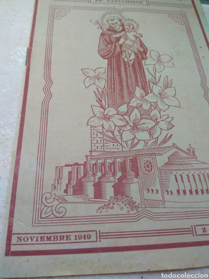 Libros de segunda mano: Revista El Mensajero de San Antonio de Padua 1949 PP Capuchinos