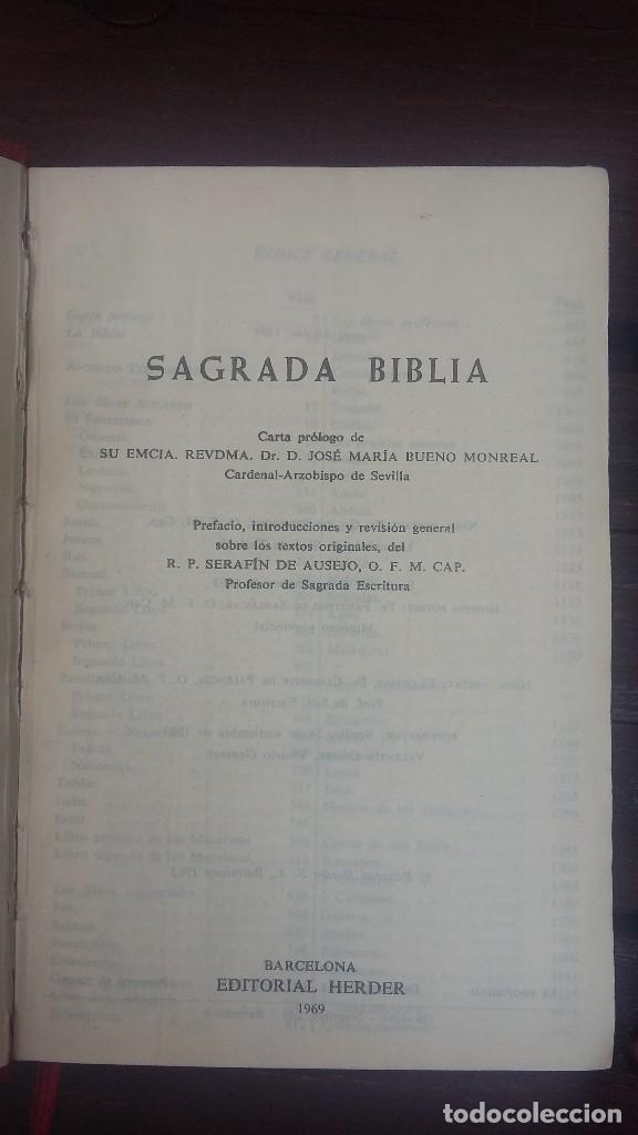 Libros de segunda mano: SAGRADA BIBLIA HERDER1969 - Foto 2
