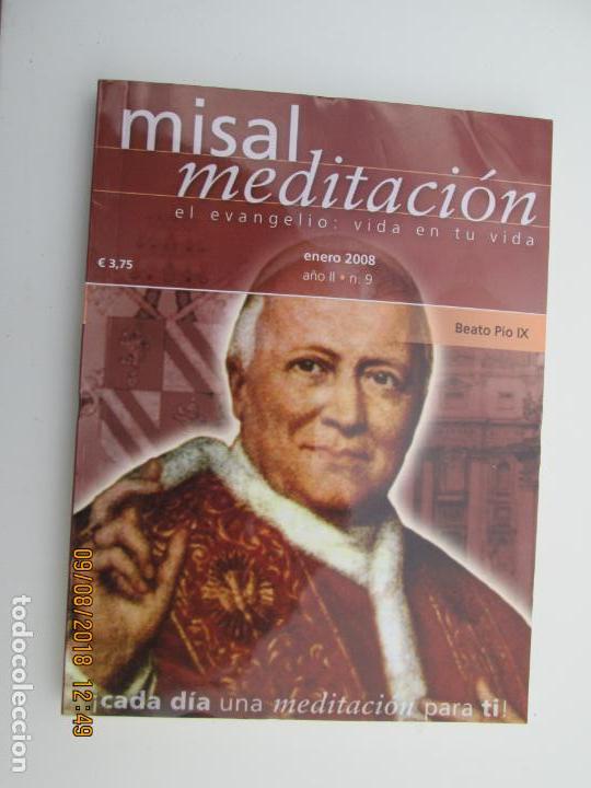 Libros de segunda mano: MISAL MEDITACI&Oacute;N ENERO 2008 N&ordm; 9 - UNA MEDITACI&Oacute;N PARA CADA D&Iacute;A DEL MES