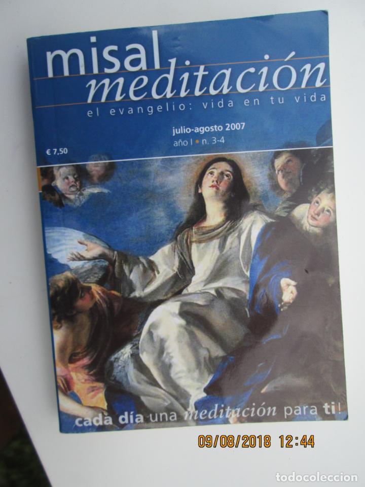 Second hand books: MISAL MEDITACI&Oacute;N JULIO-AGOSTO 2007 N&ordm; 3-4 - UNA MEDITACI&Oacute;N PARA CADA D&Iacute;A DEL MES