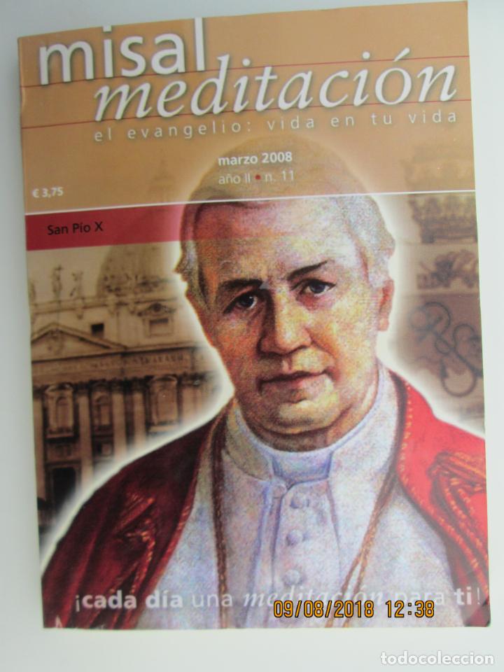 Libros de segunda mano: MISAL MEDITACI&Oacute;N MARZO 2008 N&ordm; 11 - UNA MEDITACI&Oacute;N PARA CADA D&Iacute;A DEL MES