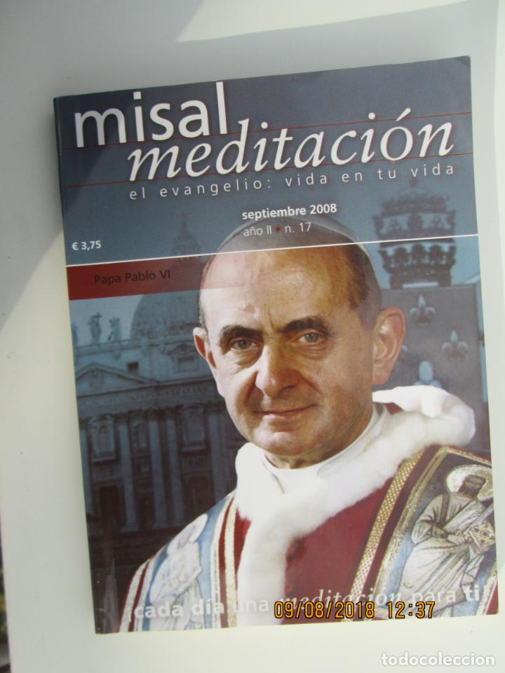 Libros de segunda mano: MISAL MEDITACI&Oacute;N SEPTIEMBRE 2008 N&ordm; 17 - UNA MEDITACI&Oacute;N PARA CADA D&Iacute;A DEL MES