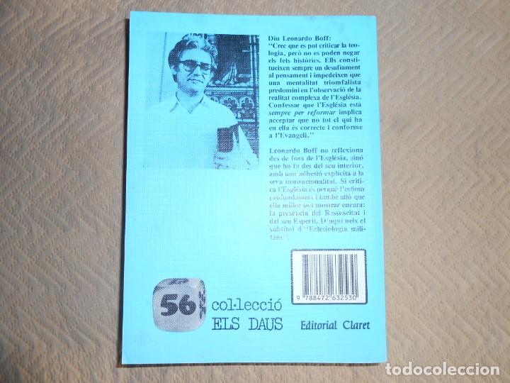 Libros de segunda mano: ESGL&Eacute;SIA, CARISMA I  PODER --Leonardo Boof - Foto 2