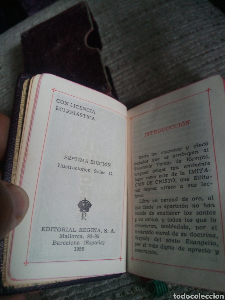 Libros de segunda mano: Libro imitaci&oacute;n de Cristo - Foto 1