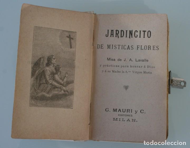 Libros de segunda mano: ANTIGUO MISAL PARA HONRAR A DIOS: JARDINCITO DE MISTICAS FLORES J. A. LAVALLE &ndash; MAURI EDITORES MILAN