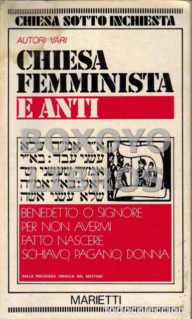 Libros de segunda mano: AAVV. Chiesa femminista e anti