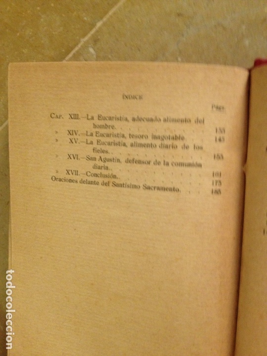 Libros de segunda mano: La Sagrada Eucarist&iacute;a (D. Pablo Mir y Ferrer) 1908 - Foto 5