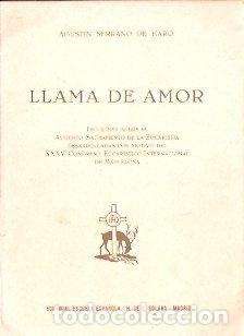 Libros de segunda mano: Llama de amor - Serrano de Haro, Agust&iacute;n - Foto 1