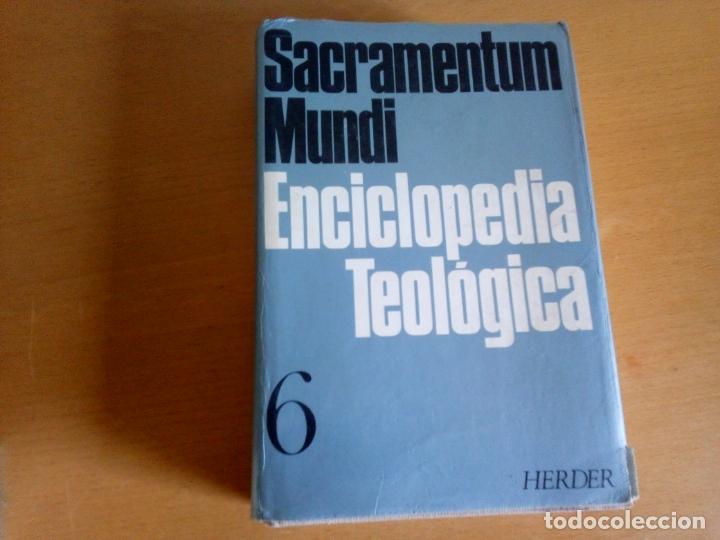 Libros de segunda mano: SACRAMENTUM MUNDI ENCICLOPEDIA TEOLOGICA NUMERO 6  R-Z