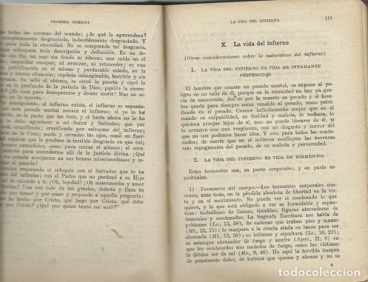Libros de segunda mano: MEDITACIONES DE LOS EJERCICIOS 1940 - Foto 3