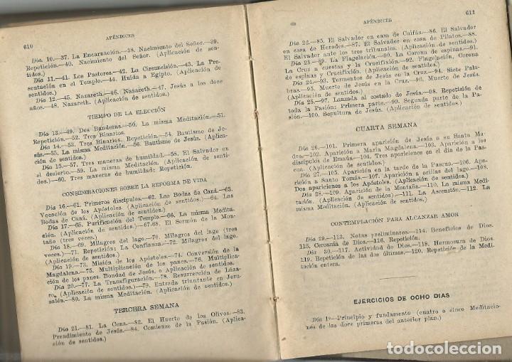 Libros de segunda mano: MEDITACIONES DE LOS EJERCICIOS 1940 - Foto 4