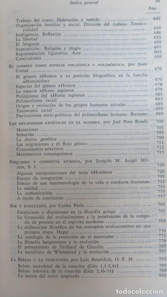 Libros de segunda mano: 1966.- LA EVOLUCION. VV.AA. B.A.C - Foto 7