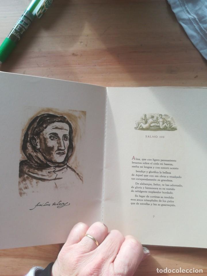 Libros de segunda mano: Fray luis de leon. Salmo 103, edicion principe - Foto 3