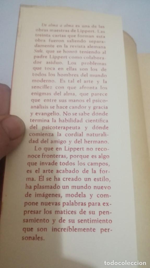Libros de segunda mano: DE ALMA A ALMA	 / 	PETER LIPPERT	 / 	EDITORIAL HERDER - Foto 3