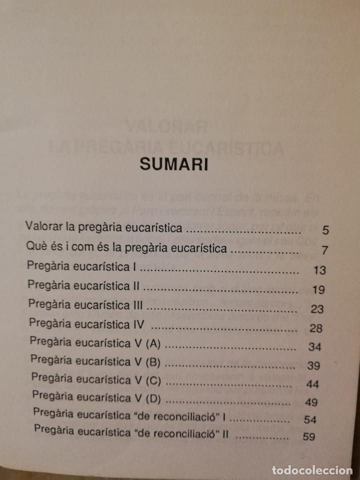 Libros de segunda mano: LES SET PREG&Agrave;RIES EUCAR&Iacute;STIQUES. TEXT I PRESENTACI&Oacute; - Foto 3
