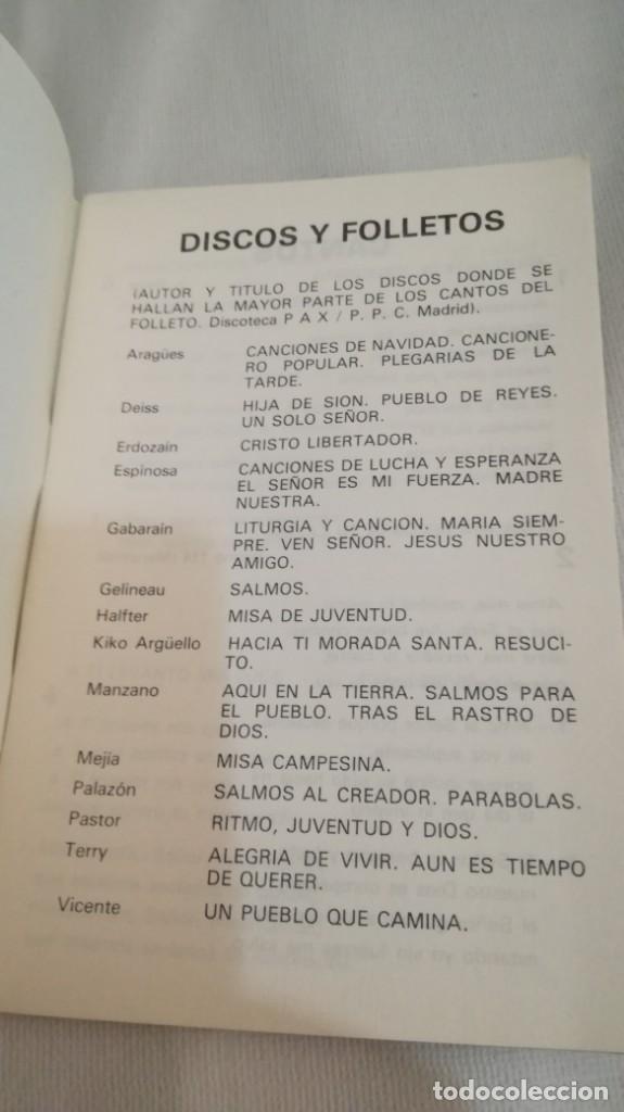 Libros de segunda mano: CANTOS DEL PUEBLO DE DIOS - Foto 3