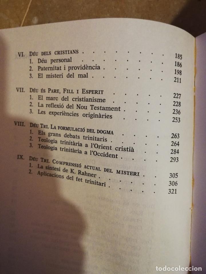 Libros de segunda mano: APROXIMACI&Oacute; AL MISTERI DE D&Eacute;U (MANUEL SOLER I PAL&Agrave;) - Foto 4