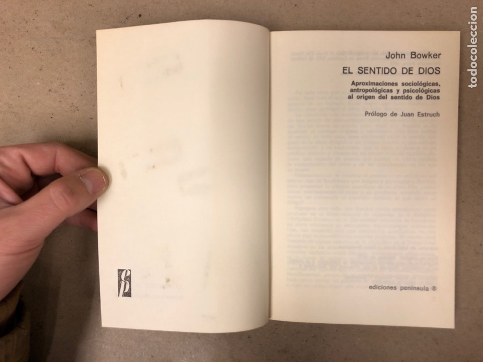 Libros de segunda mano: EL SENTIDO DE DIOS. JOHN BOWKER. EDICIONES PEN&Iacute;NSULA 1977. - Foto 2