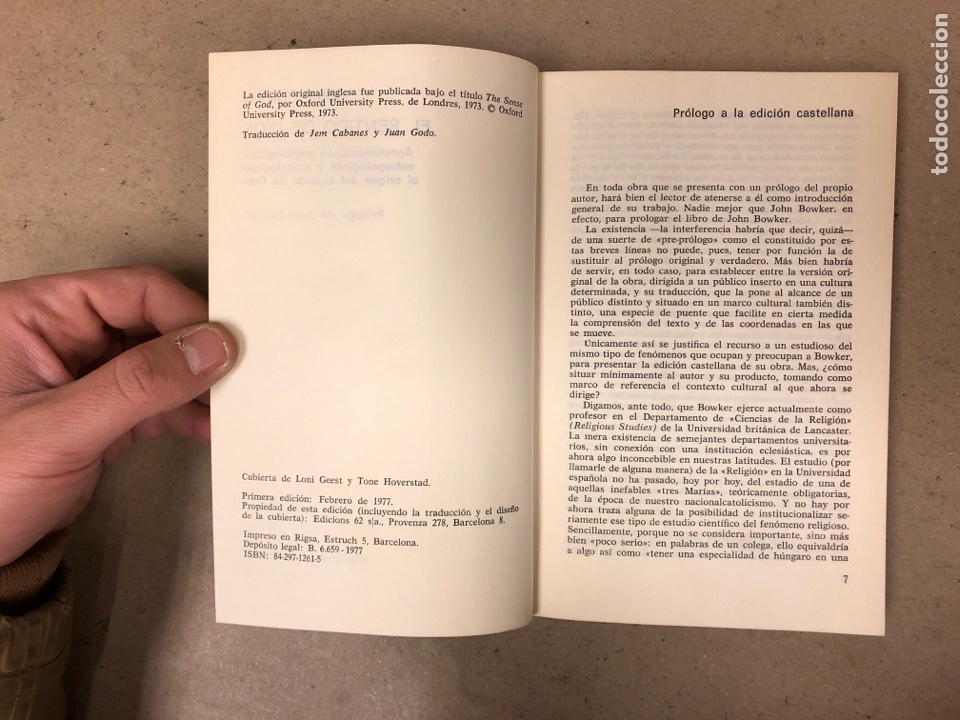 Libros de segunda mano: EL SENTIDO DE DIOS. JOHN BOWKER. EDICIONES PEN&Iacute;NSULA 1977. - Foto 3