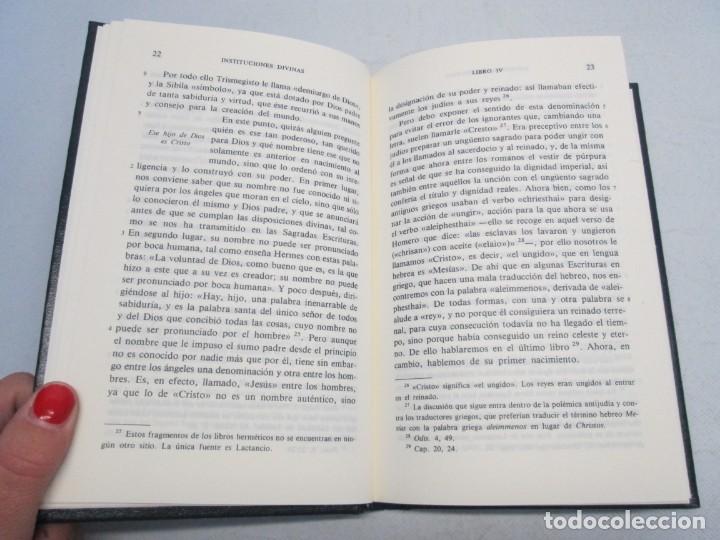 Instituciones Divinas Libros Iv Vii Lactancio Biblioteca Clasica Gredos 1990 Ver Fotografias - 