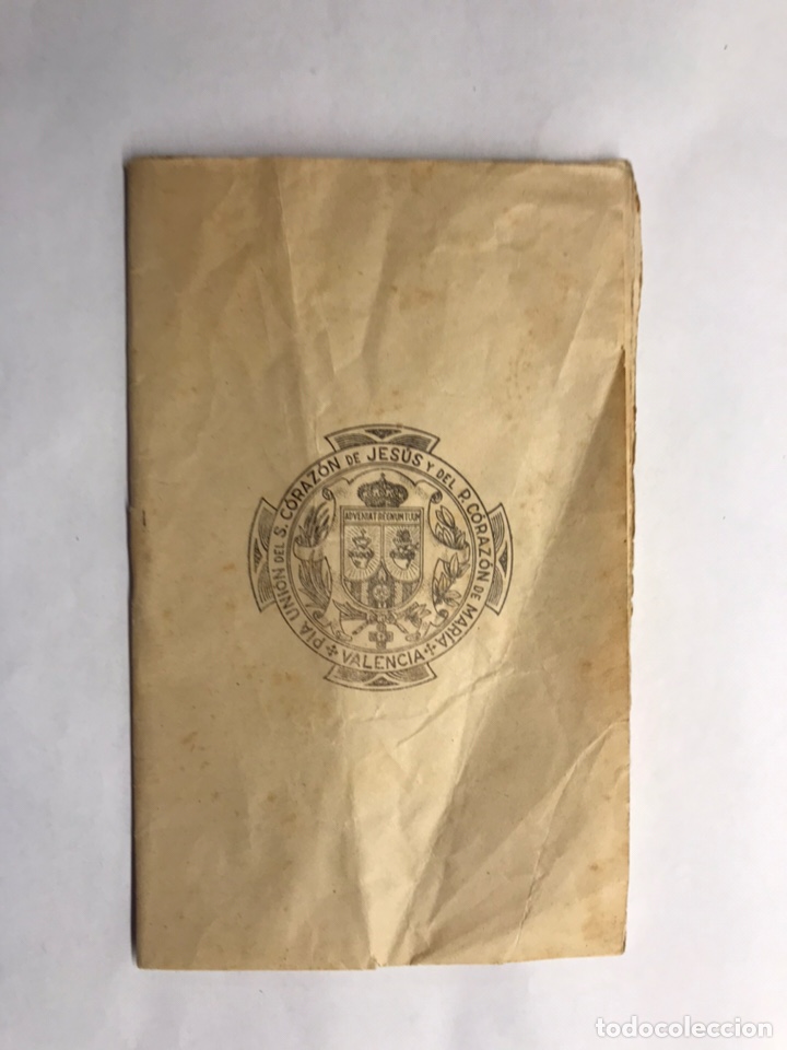 Libros de segunda mano: SAGRADO CORAZ&Oacute;N DE JES&Uacute;S. C&eacute;dula de Pia Uni&oacute;n (a.1940)