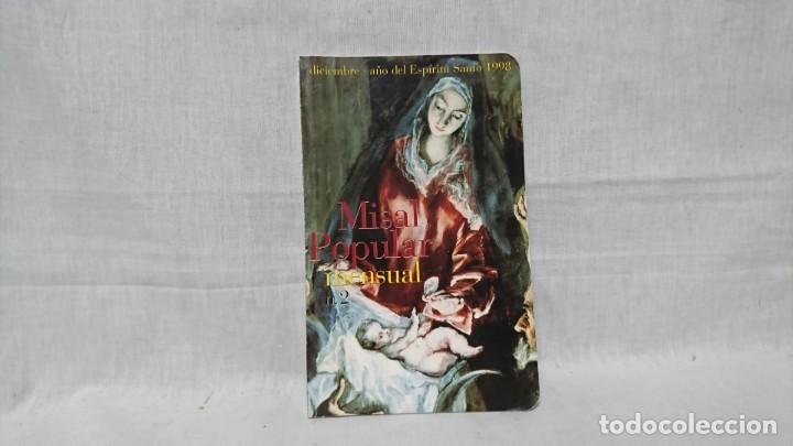 Libros de segunda mano: MISAL  POPULAR MENSUAL, N&deg; 2,DICIEMBRE A&Ntilde;O DEL ESP&Iacute;RITU SANTO 1998